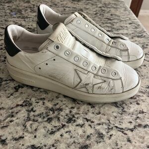 Golden Goose black and white sneakers